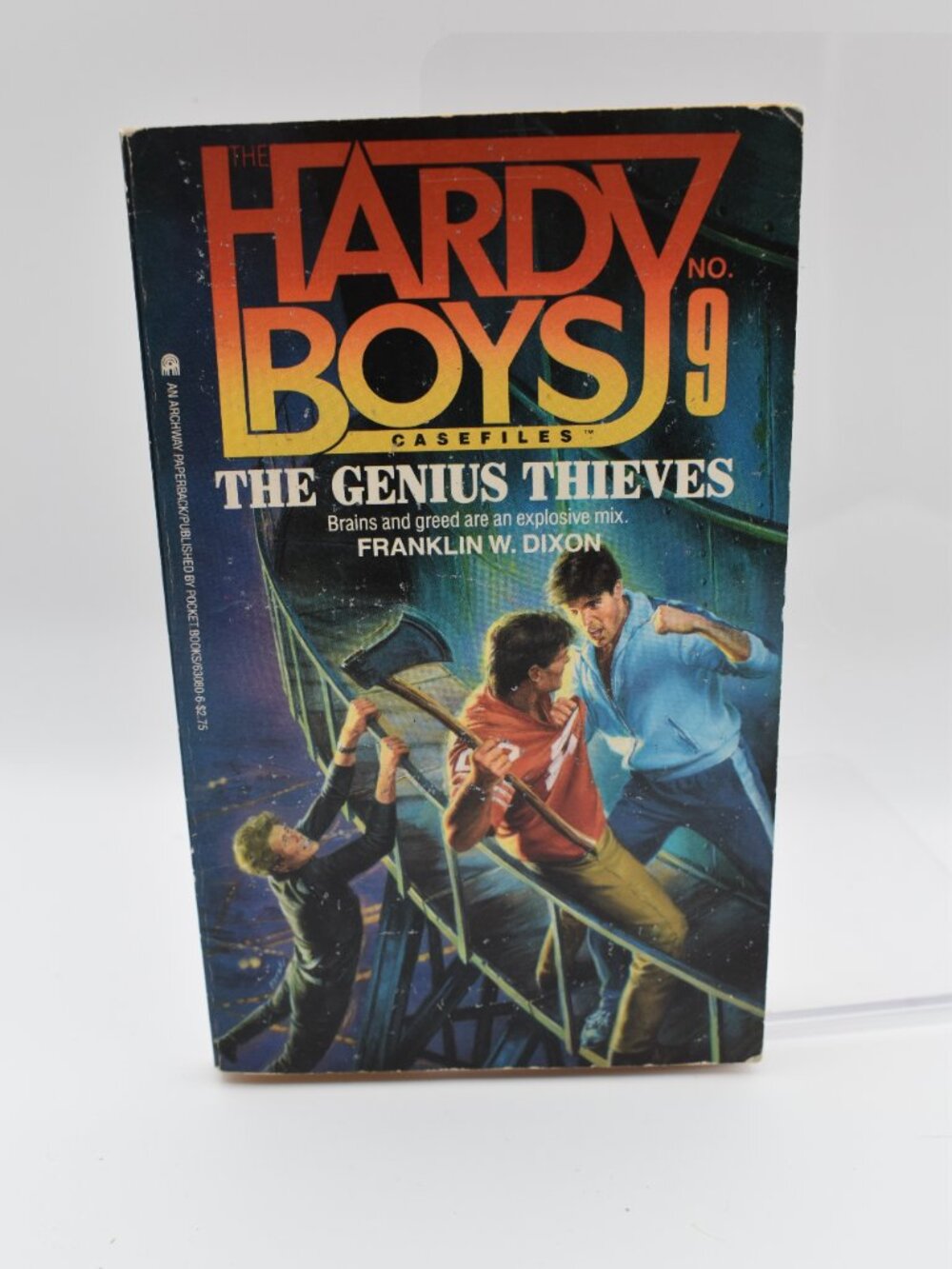 Vintage Hardy Boys Casefiles #9 The Genius Thieves 1987 Franklin W. Dixon